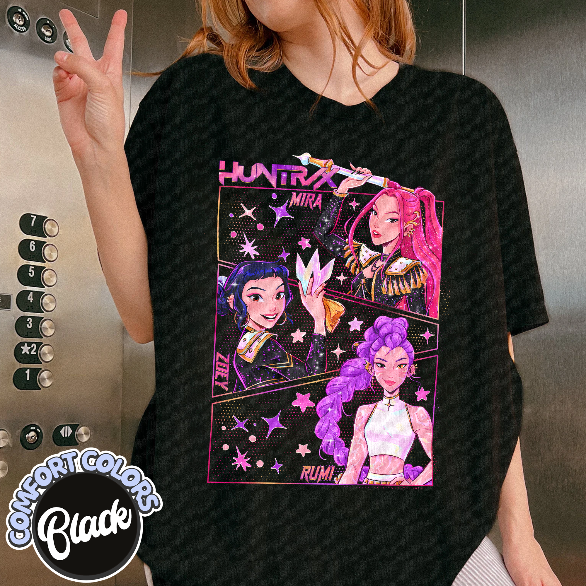 Kpop Demon Hunters Comfort Colors T-Shirt